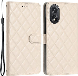 Binfen Diamond Lattice Wallet Δερματίνης Μπεζ (...