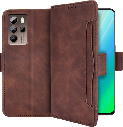 HTC Book Δερματίνης / Πλαστικό / Σιλικόνης Καφέ (HTC U23 Pro)
