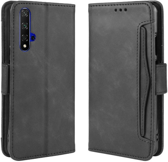 Huawei Buchen Sie Synthetisches Leder / Kunststoff / Silikon Schwarz (Huawei Nova 5T / Honor 20 Huawei Nova 5T / Honor 20 / Ehre 20)
