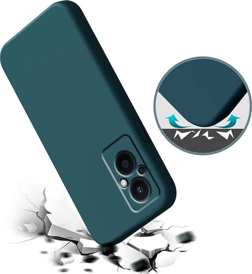 Erbord Back Cover Σιλικόνης Πράσινο (Oppo Reno7 Lite)