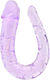 Loving Joy Double Mini Διπλό Dildo Μωβ 28cm