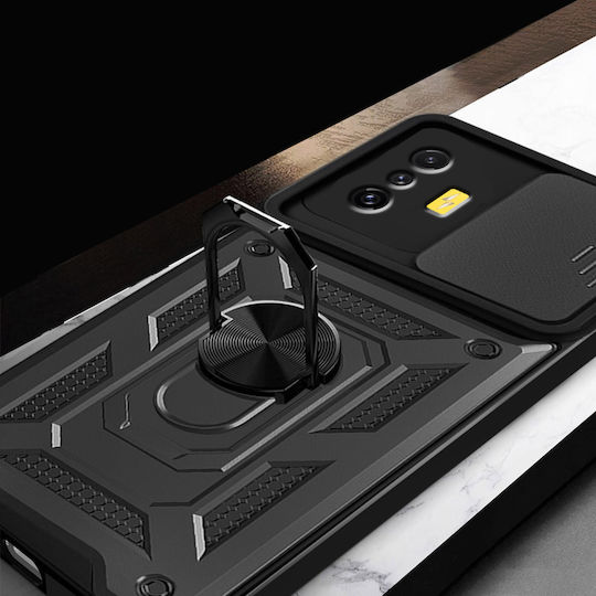 Erbord Back Cover Μεταλλικό Μαύρο (Poco F4 GT)