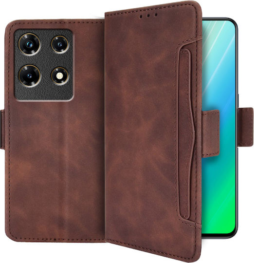 Infinix Book Δερματίνης / Πλαστικό / Σιλικόνης Καφέ (TCL 30 / 30+ / 30 5G)
