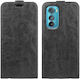 Erbord Book Δερμάτινο / Δερματίνης Μαύρο (Motorola Edge 30TCL 30 / 30+ / 30 5G)