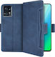 Buchen Sie Synthetisches Leder / Kunststoff / Silikon Marineblau (Motorola Edge 40 Pro)