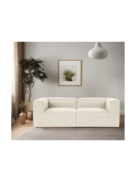 Fora Doppelsitzer Sofa in Creme 248x66x105cm