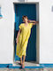 Summer Midi Dress Yellow