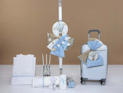 O nounos Baptism Set with Theme Hot Air Balloon 9pcs