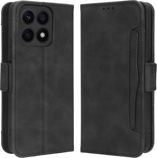Book Piele artificială / Plastic / Silicon Negru (Honor X8a)