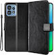 Wallet Piele artificială Negru (Motorola Edge 40 Pro)