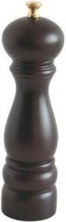 Manual Set Spice Mills made of Wood in Black Color 25cm 1pcs