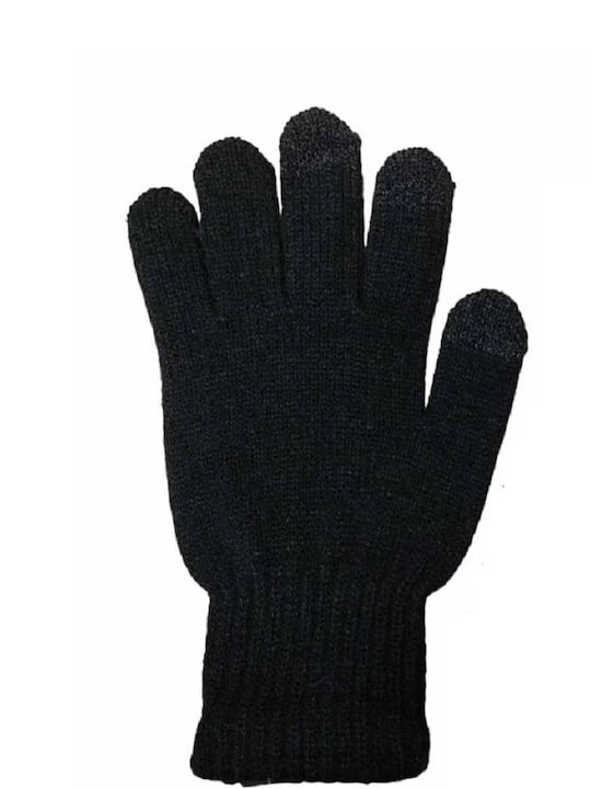 GaFashion Μαύρα Γυναικεία Πλεκτά Γάντια
