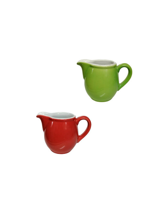 Μικρη Διαφορα Χρωματα Serving Milk Jug in Green Color