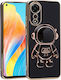 Oppo Astronaut Back Cover Silicone Black (Oppo A78 4G)