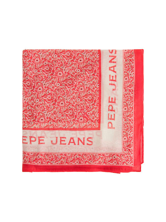 Pepe Jeans Damen Schal Rot