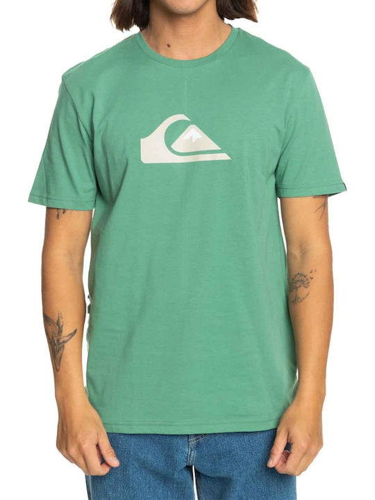 Quiksilver Comp Bluza Bărbătească cu Mânecă Scurtă Verde