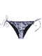 Bikini Brasilien mit Schnürchen Gray