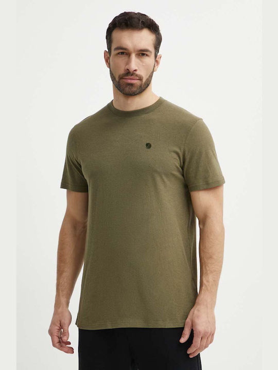 Fjallraven T-shirt Bărbătesc cu Mânecă Scurtă Green