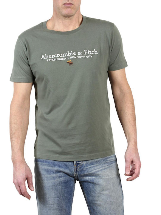 Abercrombie & Fitch Тениска Зелен