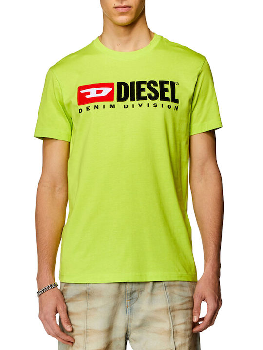 Diesel T-diegor Herren Langarmshirt Lime