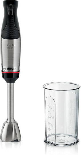 Bosch Serie 6 Ραβδομπλέντερ με Ανοξείδωτη Ράβδο 1000W Ασημί