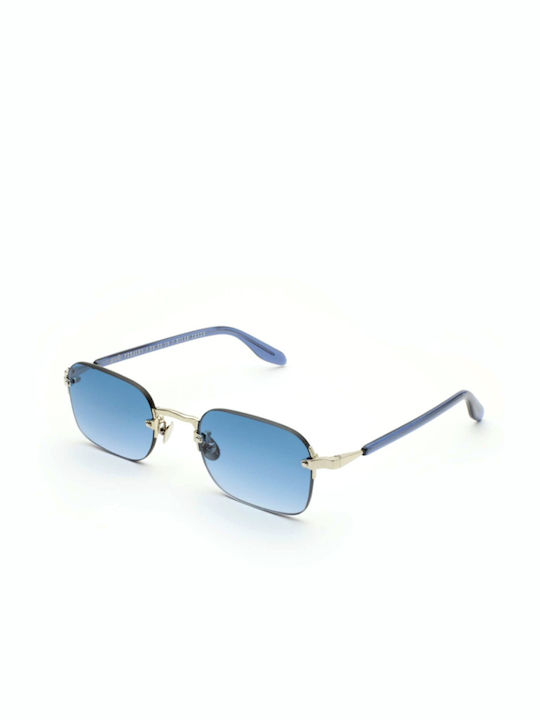 Gast Domsa Sunglasses with DOM03 Metal Frame and Blue Gradient Lens