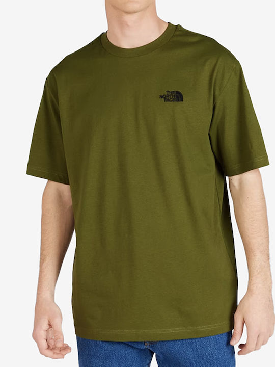 The North Face Simple Dome Ανδρική Μπλούζα Κοντομάνικη Olive