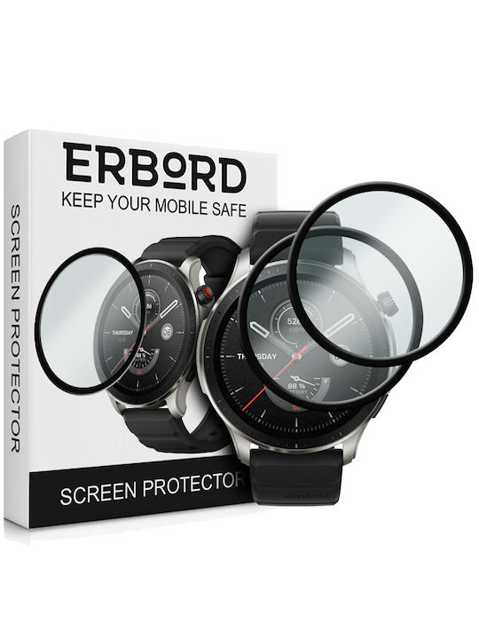 Erbord Full Face Tempered Glass for the Amazfit GTR 4 1pcs