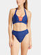 Sportswear Colorblock Set Bikini Μπουστάκι Ψηλόμεσο Μπλε