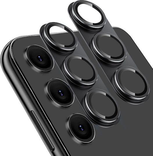 Erbord Стъклен Протектор за Камера Черен за (Samsung Galaxy S24+ Plus)