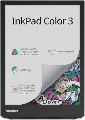 Pocketbook InkPad Color 3 с Тъчскрийн 7.8" (32ГБ) Черно