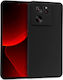 Crong Color Back Cover Σιλικόνης Μαύρο (Xiaomi 13T / 13T Pro)