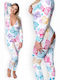 Winter Women's Onesie Pyjama White