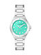 Women's Watch Battery with Silver Stainless Steel Bracelet