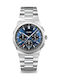 Cluse Vigoureux Men's Watch 40mm Chronograph Battery with Stainless Steel Bracelet Silver