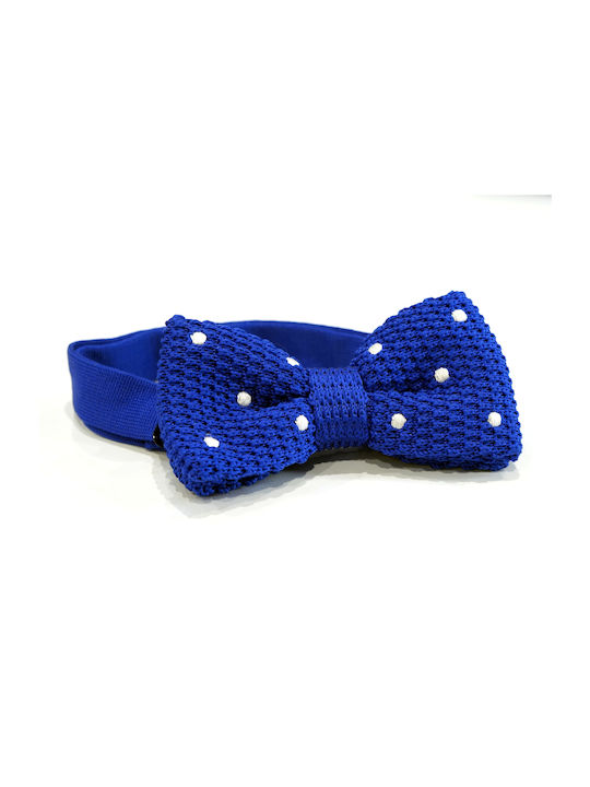 Wooden Bow Tie Blue