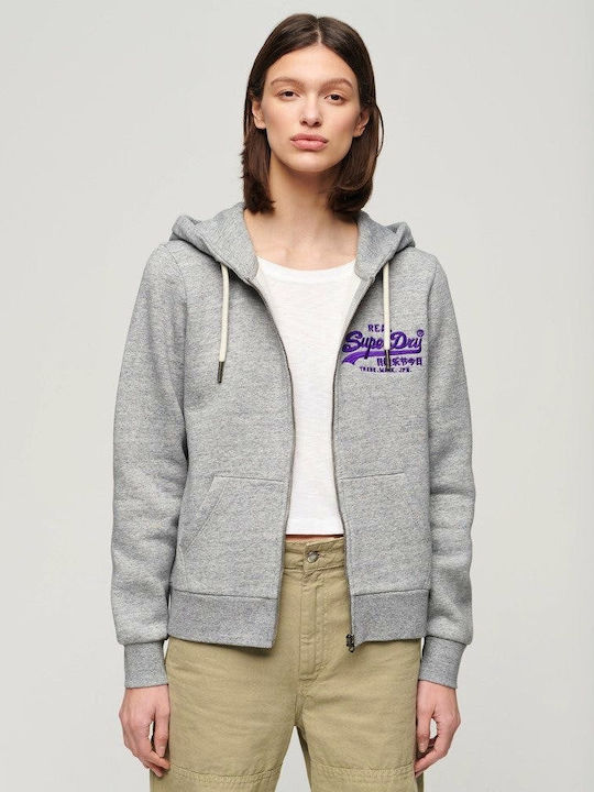 Superdry D2 Ovin Jachetă Hanorac pentru Femei Grey