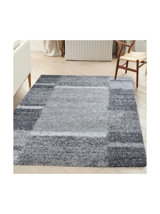 Saray Home Savana Covor Rectangular Shaggy Blana Gri