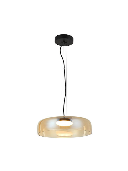 Viokef Pendant Light Single-Light Rail Brown