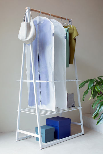 Brabantia Hanging Storage Case For Coats in White Color 60x135cm 2pcs