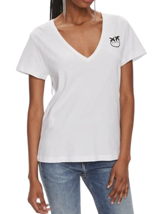 Pinko Damen T-Shirt Weiß