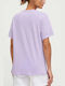 DKNY Women's T-shirt Purple