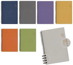 Next Spiral Notebooks Ruled A4 70 Sheets 2 Subjects Gold 10pcs