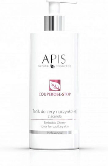 Apis Natural Cosmetics Couperose Stop Υγρό Τόνωσης Προσώπου με Πανθενόλη 500ml