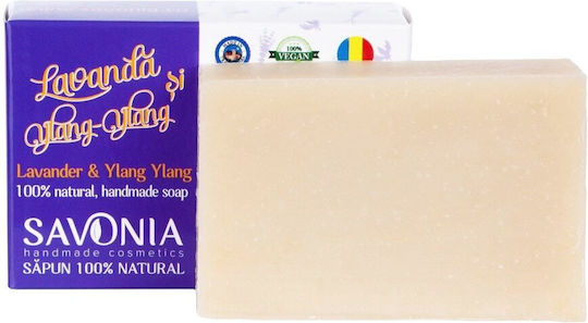 Savonia Baton de săpun pentru Corpul Levănțică și Ylang Ylang 90gr