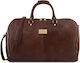 Tuscany Leather Antigua Σακ Βουαγιάζ Καφέ Σκούρ...
