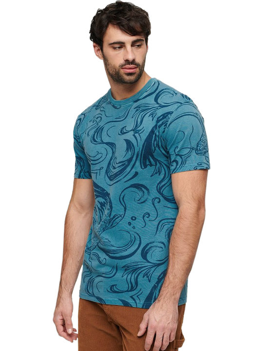 Superdry D4 Ovin Vintage Overdye T-Shirt Quaysi...