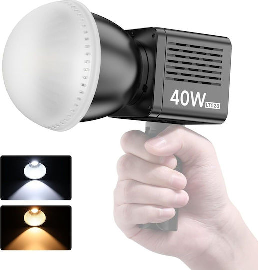 Ulanzi Lt028 Rechargeable Bi-color Cob Light Video Light 40W with Luminance Lux 13260 Lux