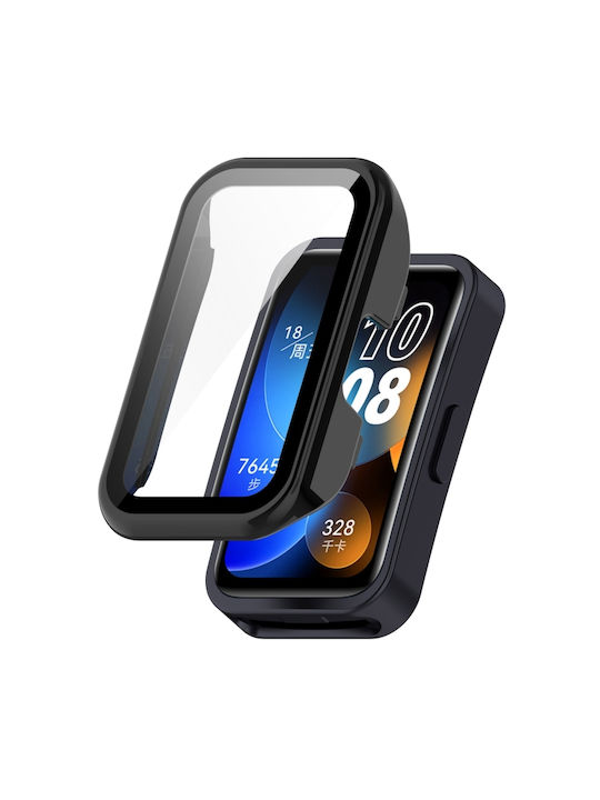 Пластмасов Калъф в Черен цвят за Huawei Band 8