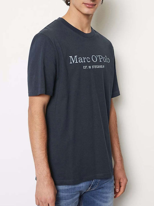 Marc O'Polo T-shirt Bărbătesc cu Mânecă Scurtă NavyBlue